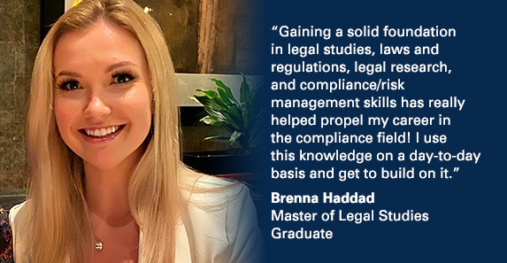 Photo and testimonial from Brenna Haddad