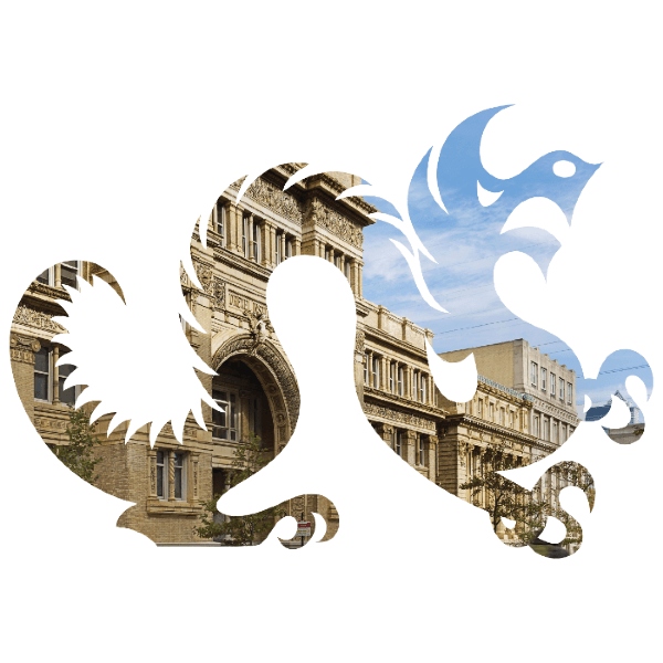 Drexel University official dragon logo