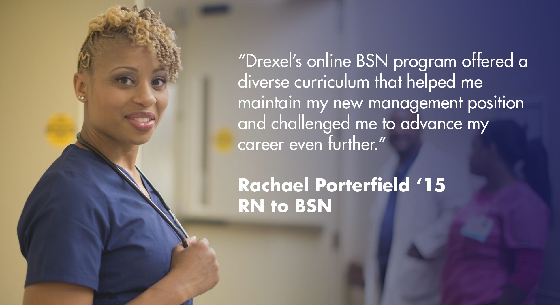 Rachael Porterfield RN to BSN Drexel Online Graduate